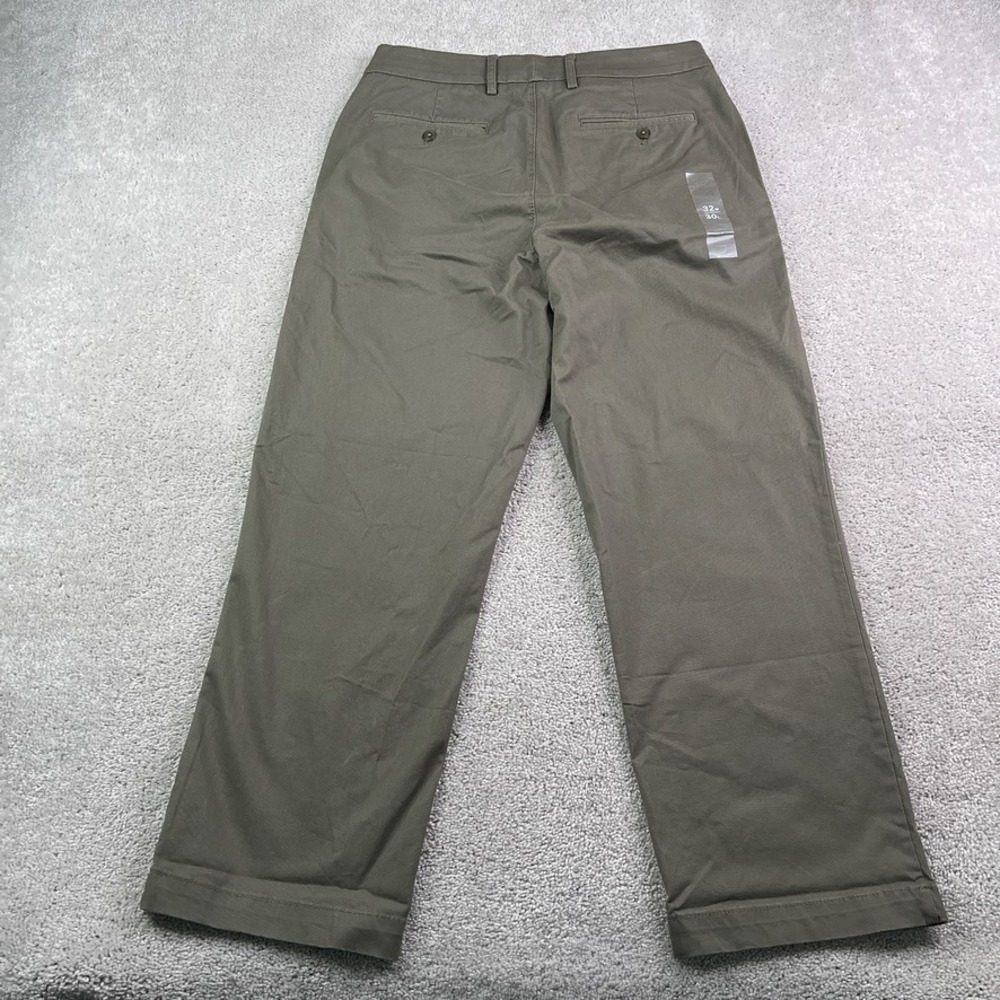 NEW Express Pants Mens 32x30 (Fits 32x28) Brown Relaxed Fit Stretch Chino NWT - Picture 9 of 13
